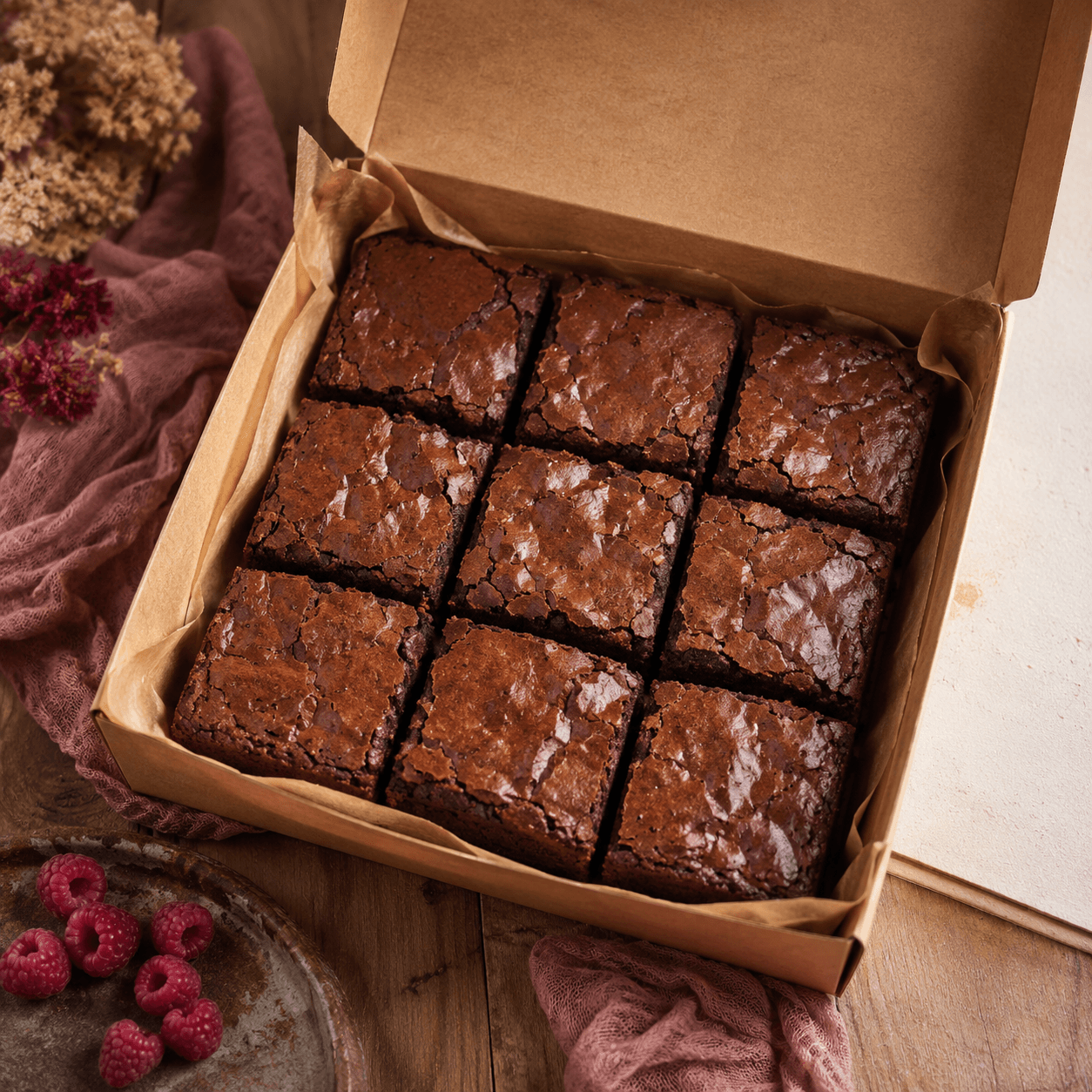 Fudge Brownie Slab Box